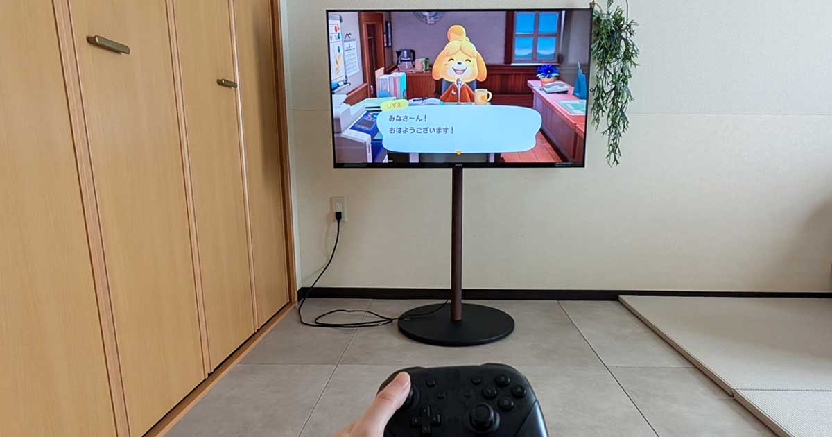 テレビ周りのスッキリ配線